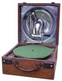 Decca Portable Reflector Gramophone